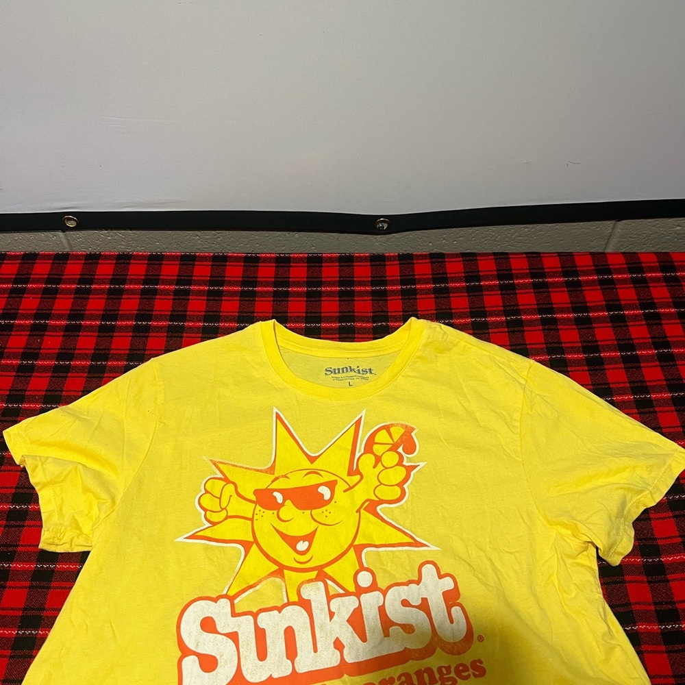 Sunkist logo crop T-shirt